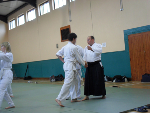 Trevor Pigott Sensei and Dean Clancy