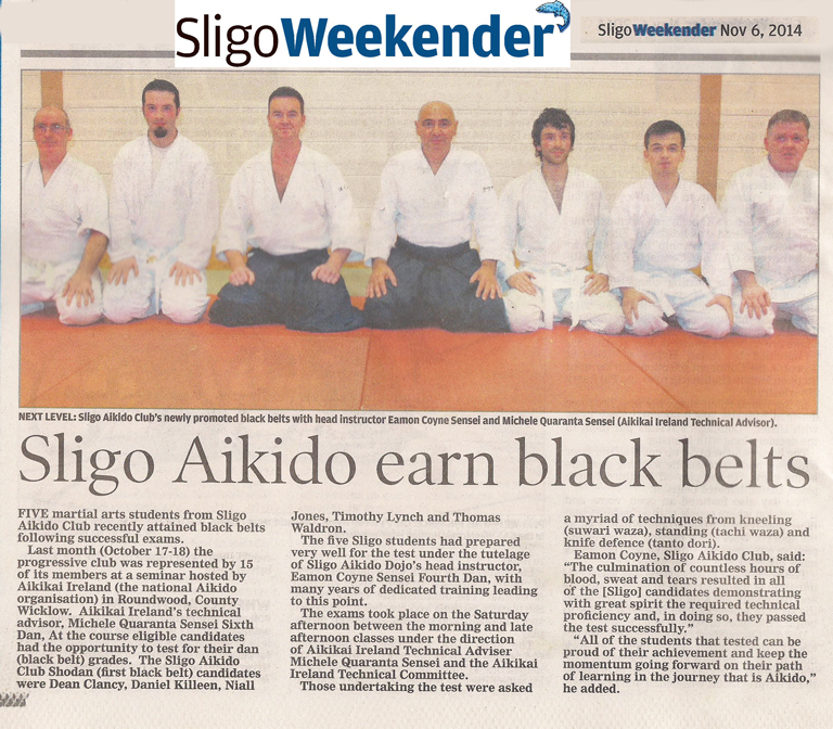 Sligo dan Promotions 2014 Weekender